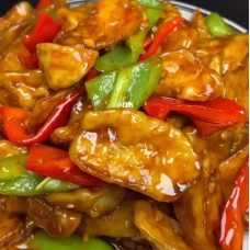 50. Баклажаны с мясом на сковороде 肉烧茄子 50. Баклажаны с мясом на сковороде 肉烧茄子