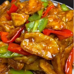 50. Баклажаны с мясом на сковороде 肉烧茄子 50. Баклажаны с мясом на сковороде 肉烧茄子